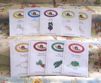 Kid's Vegetable Garden Seed Collection - St. Clare Heirloom Seeds