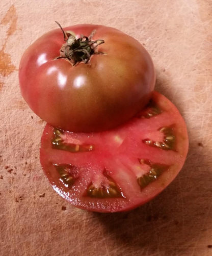 Tomato, Pink and Purple - Cherokee Purple - St. Clare Heirloom Seeds Photo Credit RobynAnne